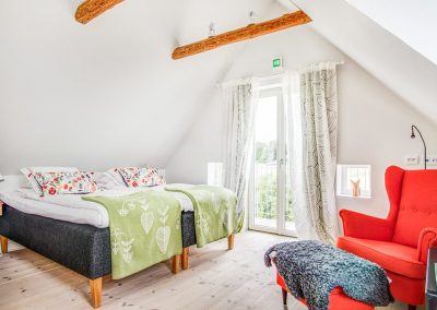 Alla rum har två enkelsängar